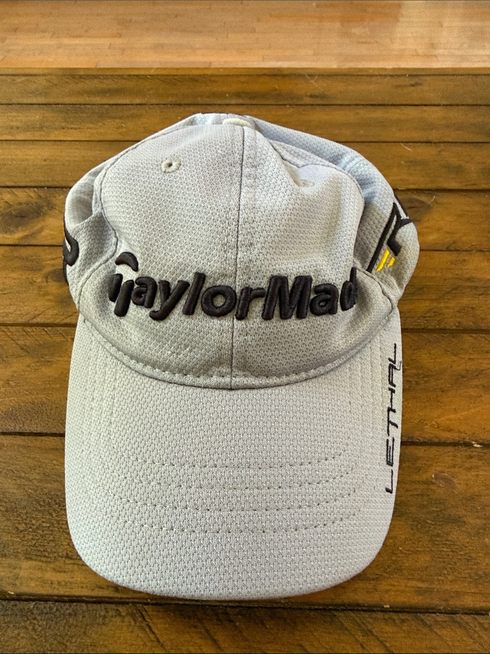 TaylorMade Light Gray Performance Lethal Golf Cap with Black Logo